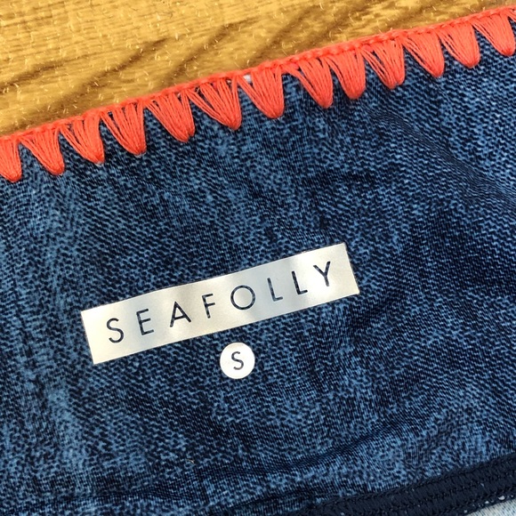NWT. SEAFOLLY Active Leggings-denim. - Picture 5 of 7